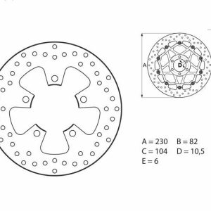 DISCO DE FRENO BREMBO ORO SERIE 68B40761