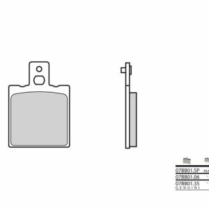 BREMBO Street Pastillas de Freno de Metal Sinterizado – 07BB01SP
