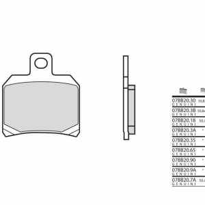BREMBO Pastillas de freno de metal sinterizado genuino – 07BB2065