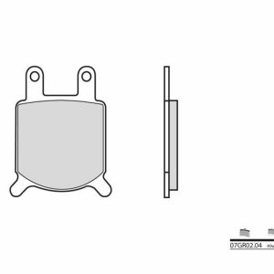 BREMBO Street Pastillas de Freno Carbocerámicas – 07GR0204