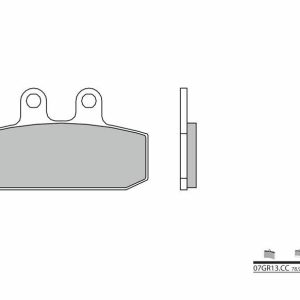 Pastillas de freno BREMBO Street Carboxicerámicas – 07GR13CC