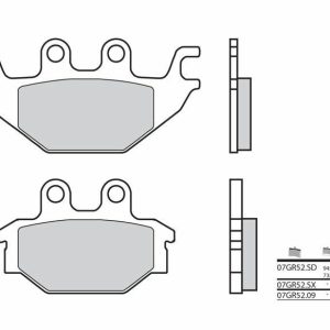 BREMBO Pastillas de Freno Off-Road Metal Sinterizado – 07GR52SX