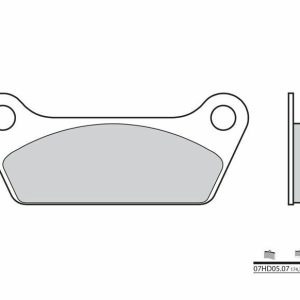 Pastillas de freno BREMBO Street Carboxicerámicas – 07HD0507