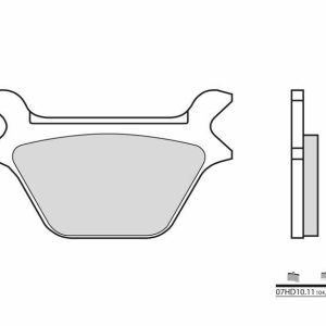 Pastillas de freno BREMBO Street Carboxicerámicas – 07HD1011