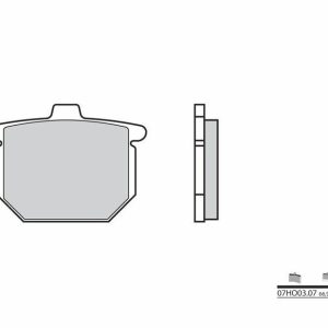 Pastillas de freno BREMBO Street Carboxicerámicas – 07HO0307
