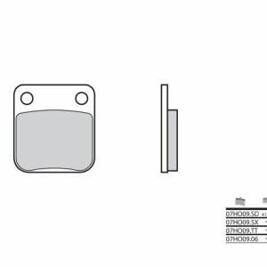BREMBO Pastillas de Freno Off-Road Metal Sinterizado – 07HO09SD