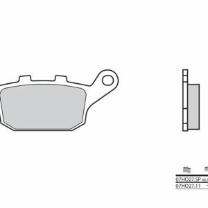BREMBO Street Pastillas de Freno de Metal Sinterizado – 07HO27SP