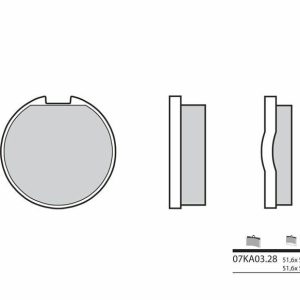 Pastillas de freno BREMBO Street Carboxicerámicas – 07KA0328