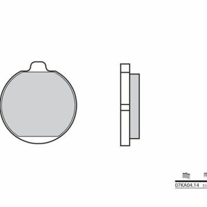 Pastillas de freno BREMBO Street Carboxicerámicas – 07KA0414