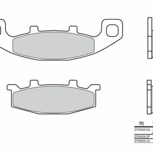BREMBO Street Pastillas de Freno de Metal Sinterizado – 07KA09SA