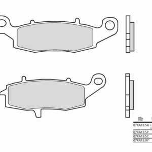 Pastillas de freno BREMBO Street Carboxicerámicas – 07KA1807