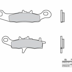 BREMBO Pastillas de Freno Off-Road Metal Sinterizado – 07KA22SD