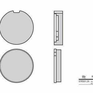 BREMBO Street Pastillas de Freno Cerámicas de Carbono – 07KS0124