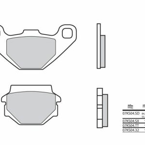BREMBO Pastillas de Freno Off-Road Metal Sinterizado – 07KS04SD