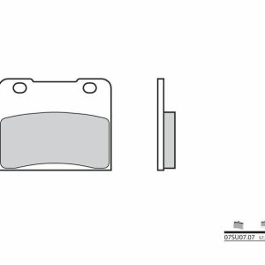 Pastillas de freno BREMBO Street Carboxicerámicas – 07SU0707
