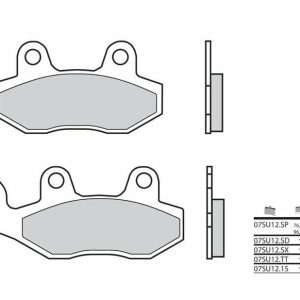 BREMBO Pastillas de Freno Off-Road Metal Sinterizado – 07SU12SX