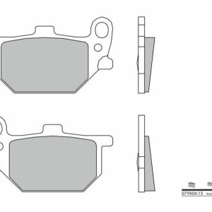 Pastillas de freno BREMBO Street Carboxicerámicas – 07YA0413