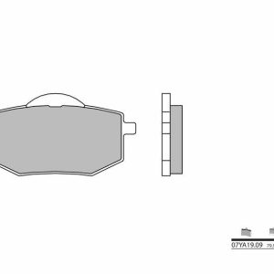 Pastillas de freno BREMBO Street Carboxicerámicas – 07YA1909
