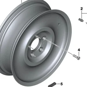 Válvula de rueda OEM 36317693061 para motos BMW R1200GS, R1250GS, F750GS, F900R... y más. Original BMW Motorrad.