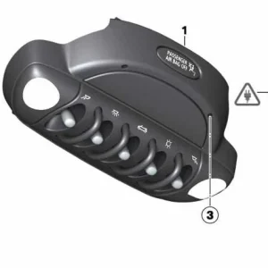 Unidad de mando techo OEM 61313456956 para MINI Roadster R59, Cooper SY11, SY12, SY21, SY22... y más. Original MINI.