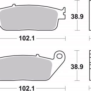 Pastillas de freno BREMBO Street Metal Sinterizado – 07HO30SA