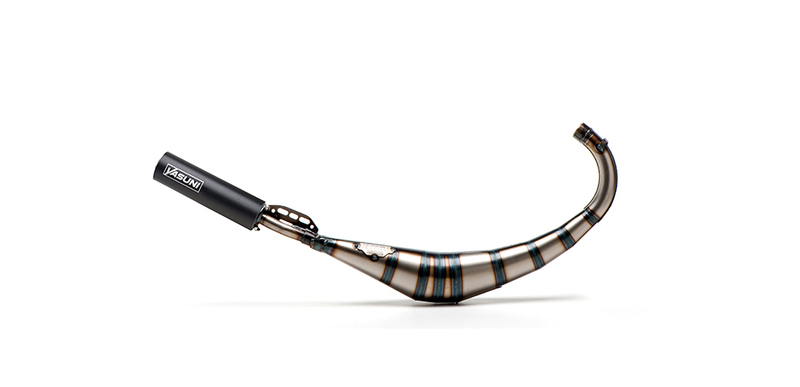 YASUN EXHAUST 2T R2 CARRERA, BLK/BLK TUB810TB