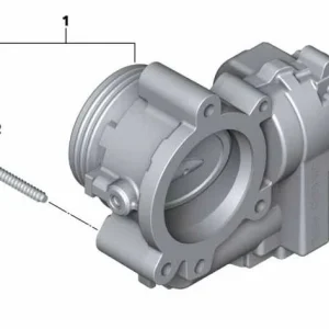 Válvula de mariposa OEM 13548624190 para MINI R56, R56 LCI, Clubman R55, Cabrio R57, Coupé R58, Roadster R59, Countryman R60, Paceman R61. Original MINI.