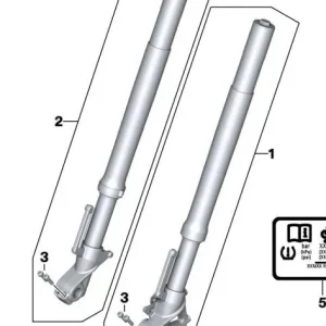 Aceite para horquilla telescópica tipo 3 OEM 83192449422 para BMW G 310 GS, G 310 R, G 310 RR... y más. Original BMW Motorrad.