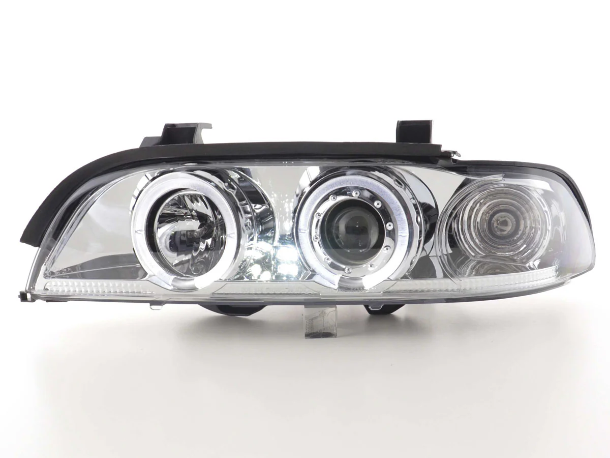 Faros delanteros delanteros BMW Serie 5 E39 95-00 cromados - Imagen 3