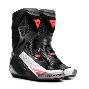Botas Dainese TORQUE 4 AIR BLACK WHITE RED-FLUO