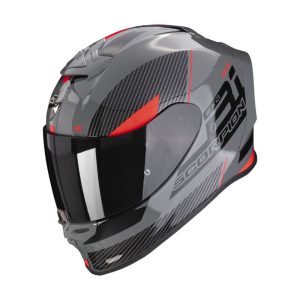 Casco Scorpion EXO R1 EVO AIR FINAL Grey-Black-Red