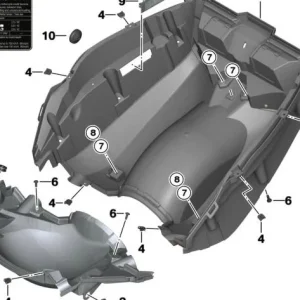 Tuerca de conexión OEM 46637721031 para motos BMW R1200GS, F800GS, C650GT... y más. Original BMW Motorrad.