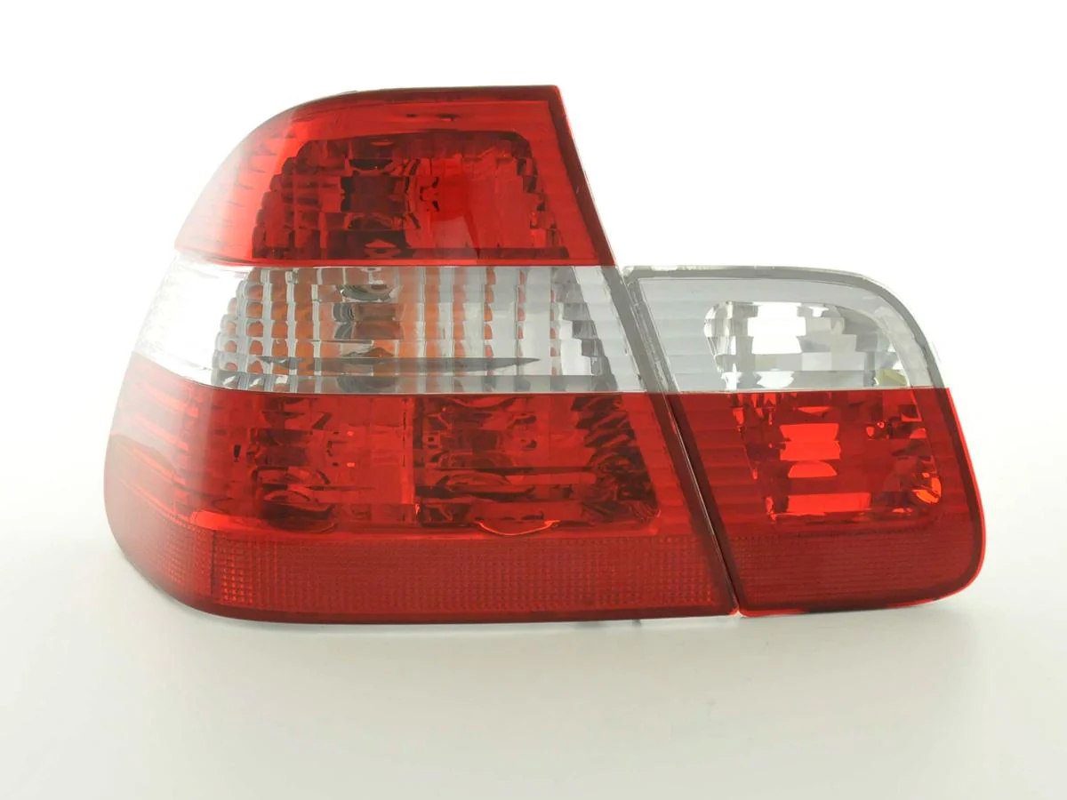 Pilotos traseros BMW Serie 3 Berlina E46 98-01 blanco/rojo - Imagen 2