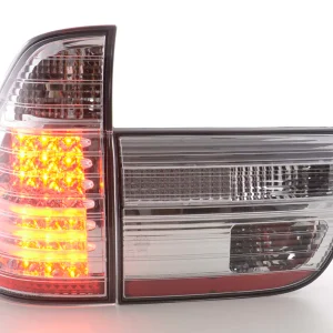 Pilotos traseros LED BMW X5 E53 98-02 cromados