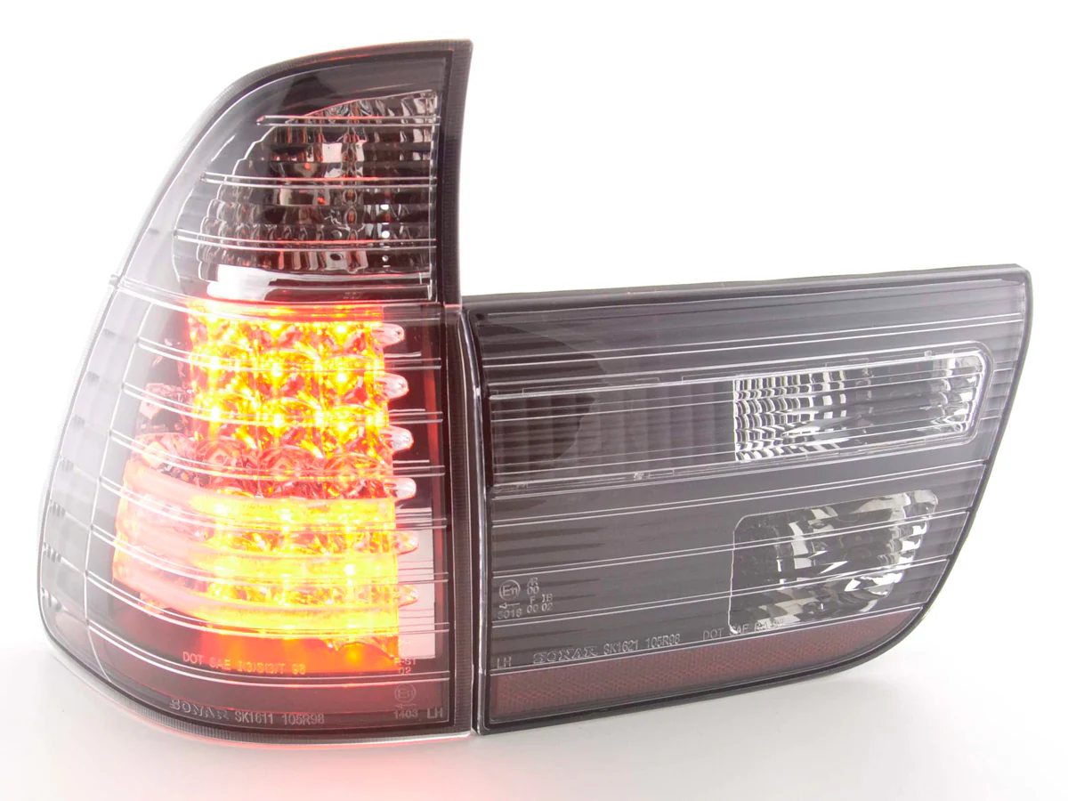 Pilotos traseros LED BMW X5 E53 98-02 negro - Imagen 3