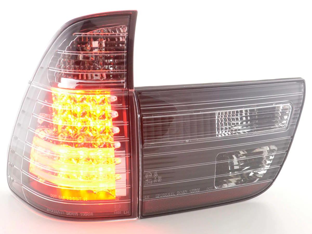 Pilotos traseros LED BMW X5 E53 98-02 negro - Imagen 4