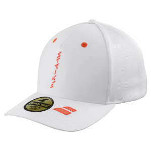 GORRO BAB STRIKE CURVO TRUCKER BLANCO/ROJO