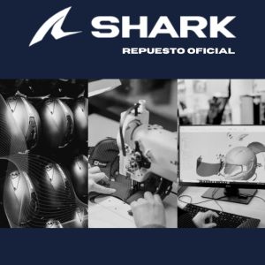 SHARK VENTILACIÓN SUP  Glossy + Base Light easy chrom PARA SPARTAN GT/CARB SPARTAN GT PRO VE7034PW01TU